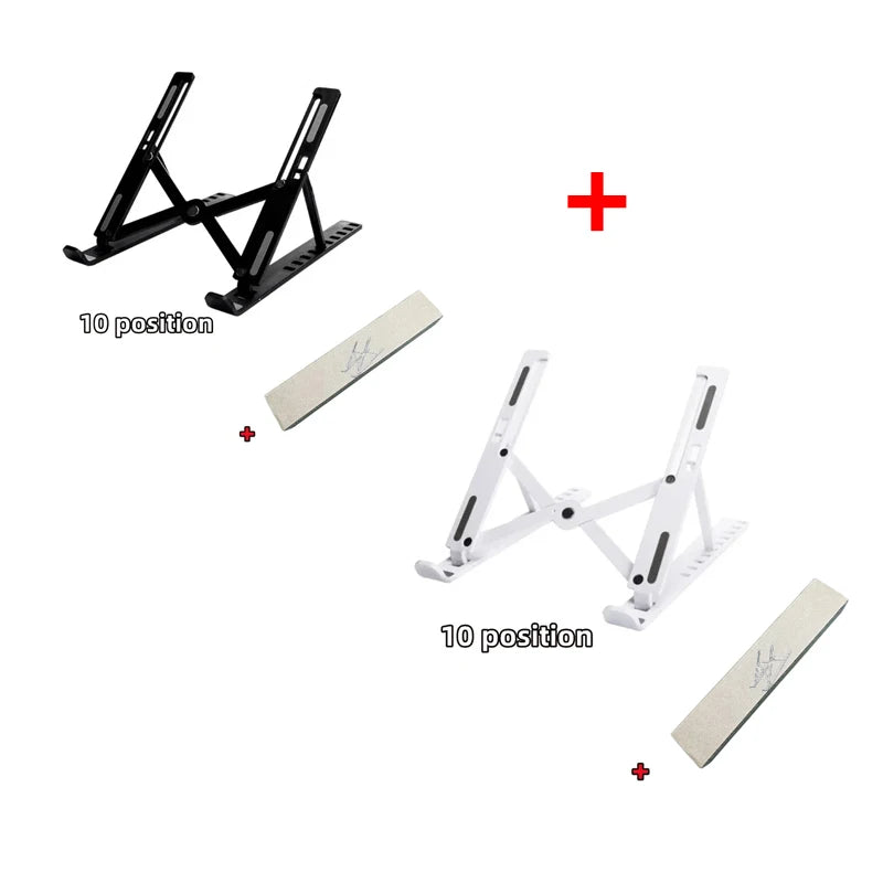 Foldable Adjustable Laptop Stand – Portable Notebook Holder for MacBook & PCs