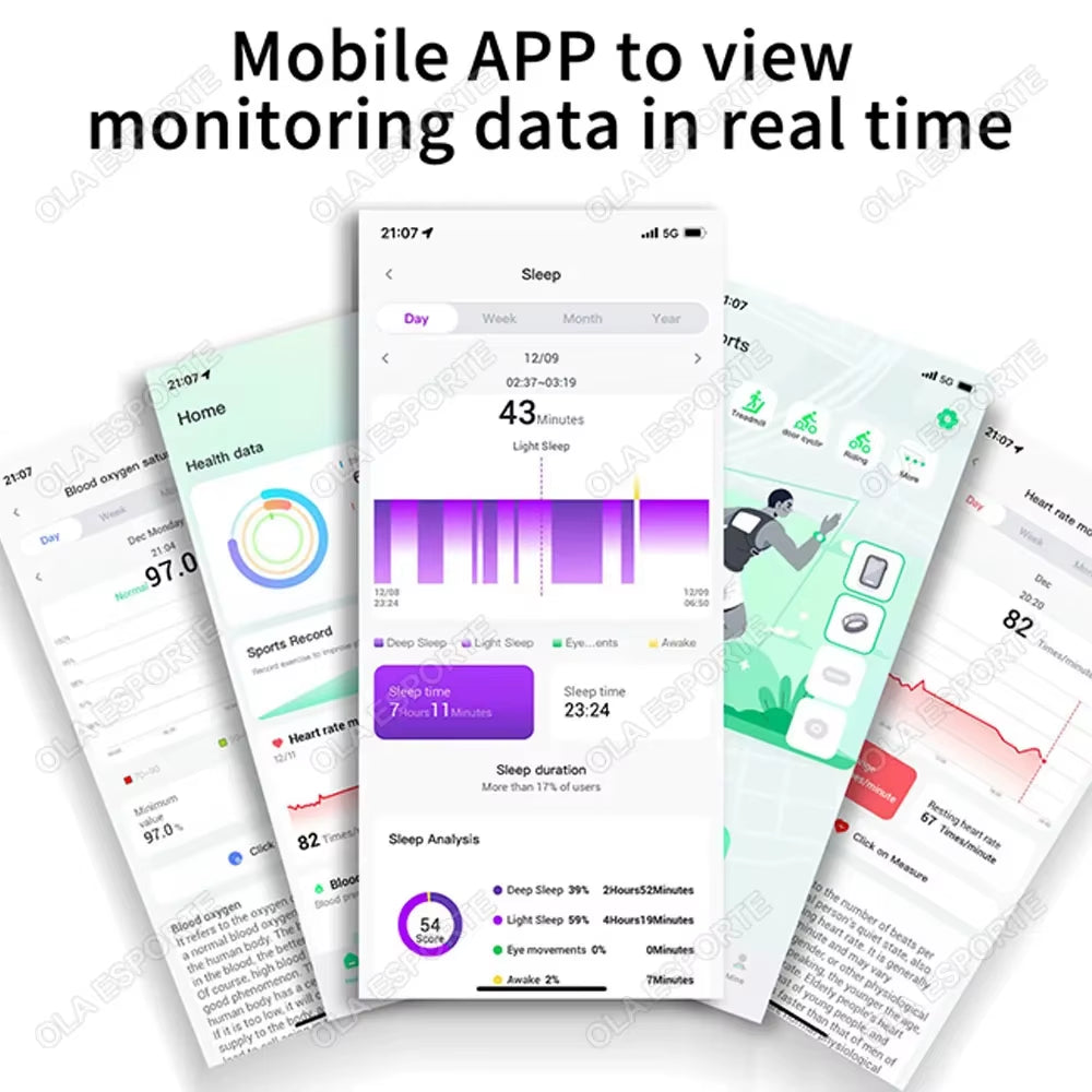 VitalRing Pro – Waterproof Smart Ring with Health & Sleep Tracking