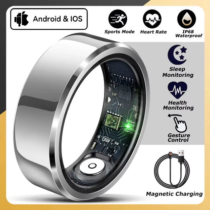 VitalRing Pro – Waterproof Smart Ring with Health & Sleep Tracking