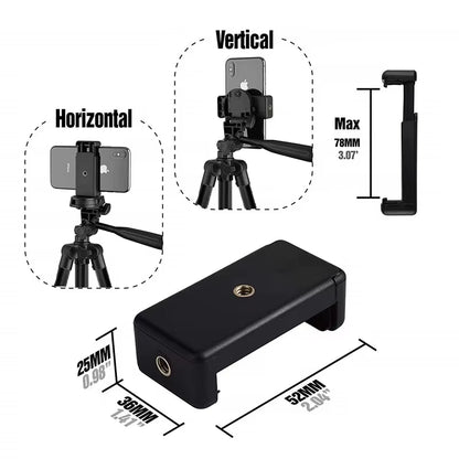 Universal 100cm Lightweight Tripod – Stable, Portable & Perfect for Any Phone or Camera