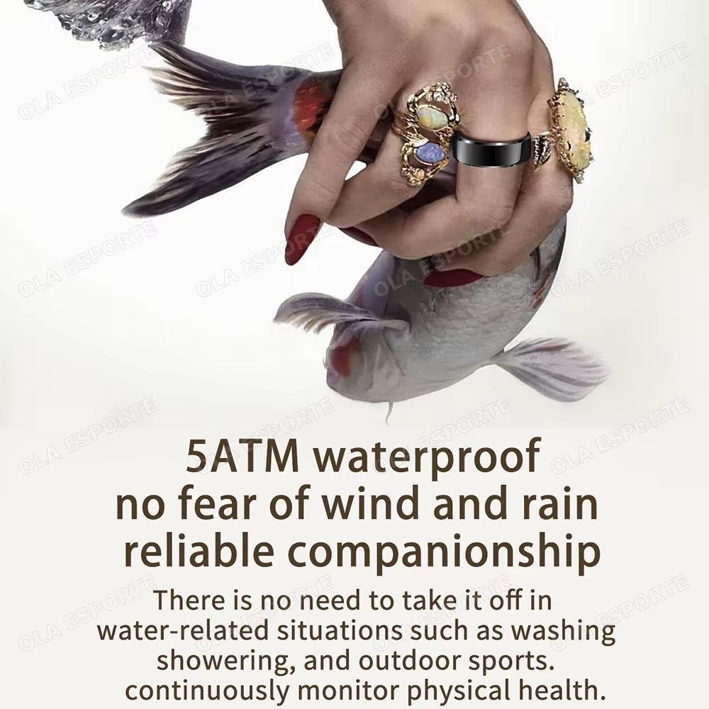 VitalRing Pro – Waterproof Smart Ring with Health & Sleep Tracking