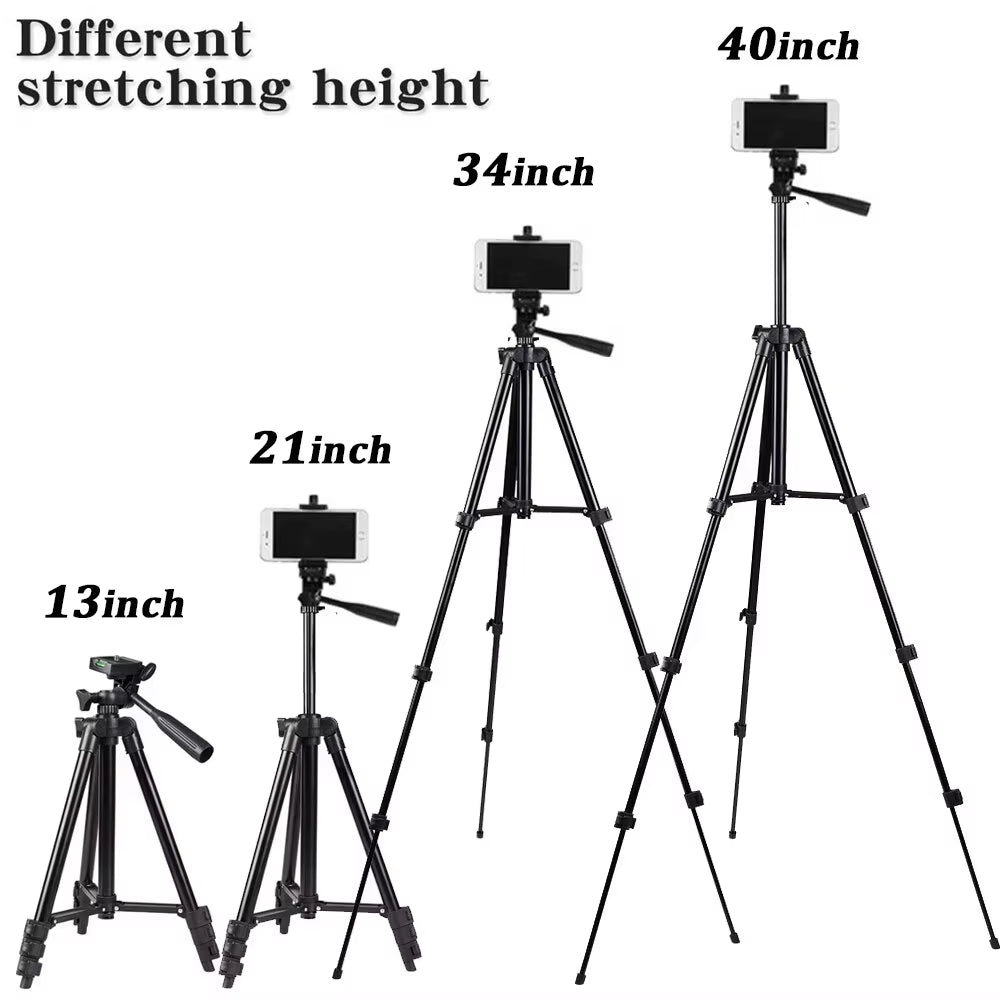 Universal 100cm Lightweight Tripod – Stable, Portable & Perfect for Any Phone or Camera