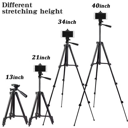 Universal 100cm Lightweight Tripod – Stable, Portable & Perfect for Any Phone or Camera