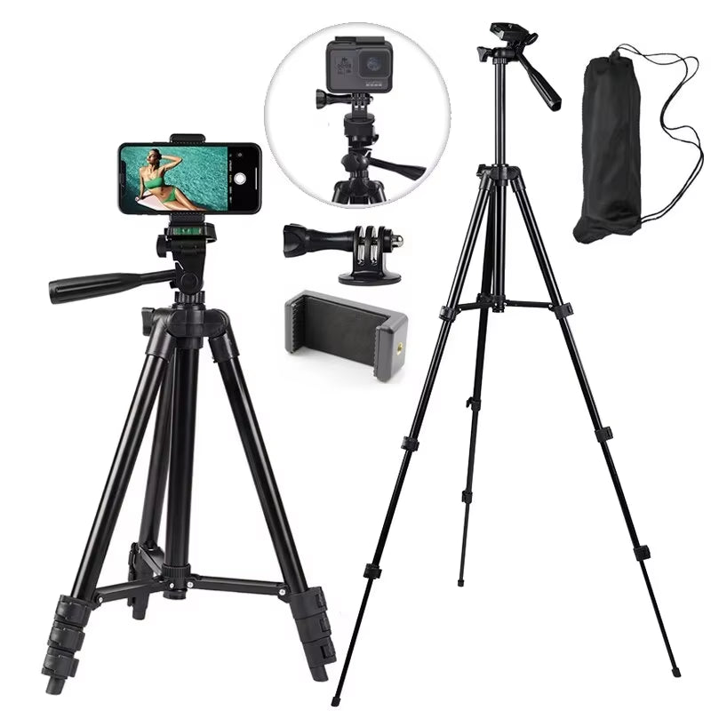 Universal 100cm Lightweight Tripod – Stable, Portable & Perfect for Any Phone or Camera