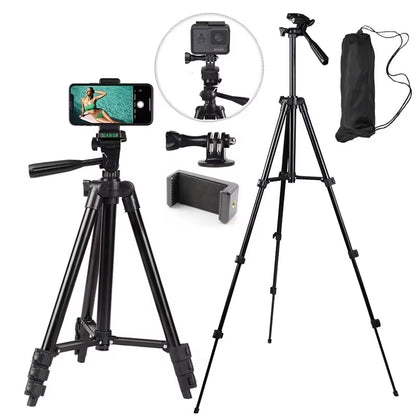 Universal 100cm Lightweight Tripod – Stable, Portable & Perfect for Any Phone or Camera