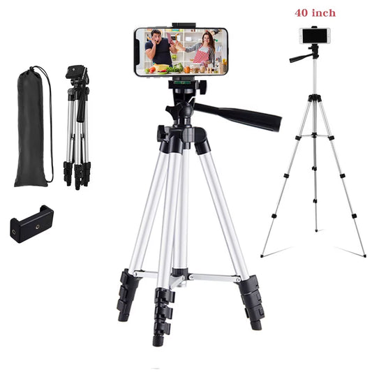 Universal 100cm Lightweight Tripod – Stable, Portable & Perfect for Any Phone or Camera