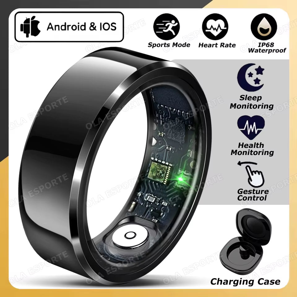 VitalRing Pro – Waterproof Smart Ring with Health & Sleep Tracking
