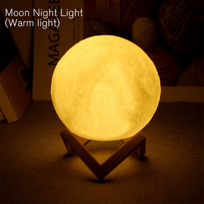 MoonGlow LED Galaxy Book Light – Moon Night Lamp