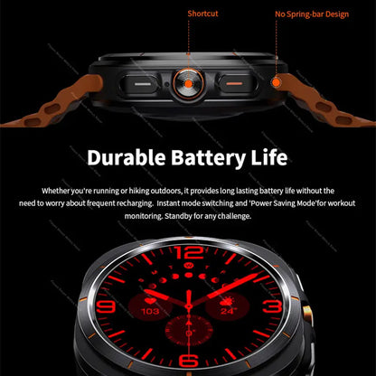 UltraX Pro Watch – 47mm AMOLED Smartwatch with GPS, NFC & Bluetooth Calling