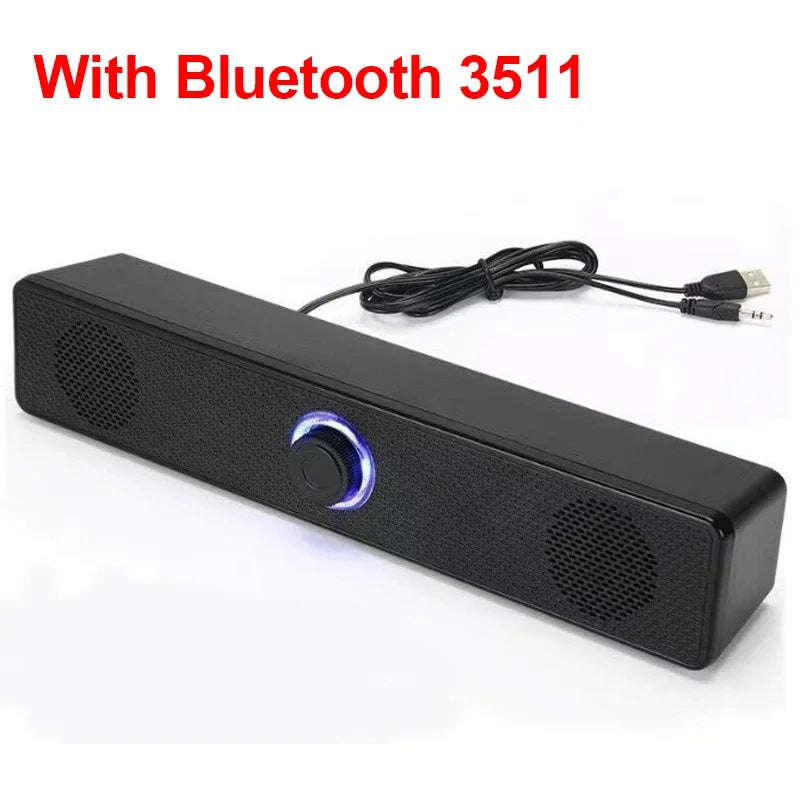 PulseBar Speaker – USB Powered Bluetooth Soundbar for PC, TV & Gaming