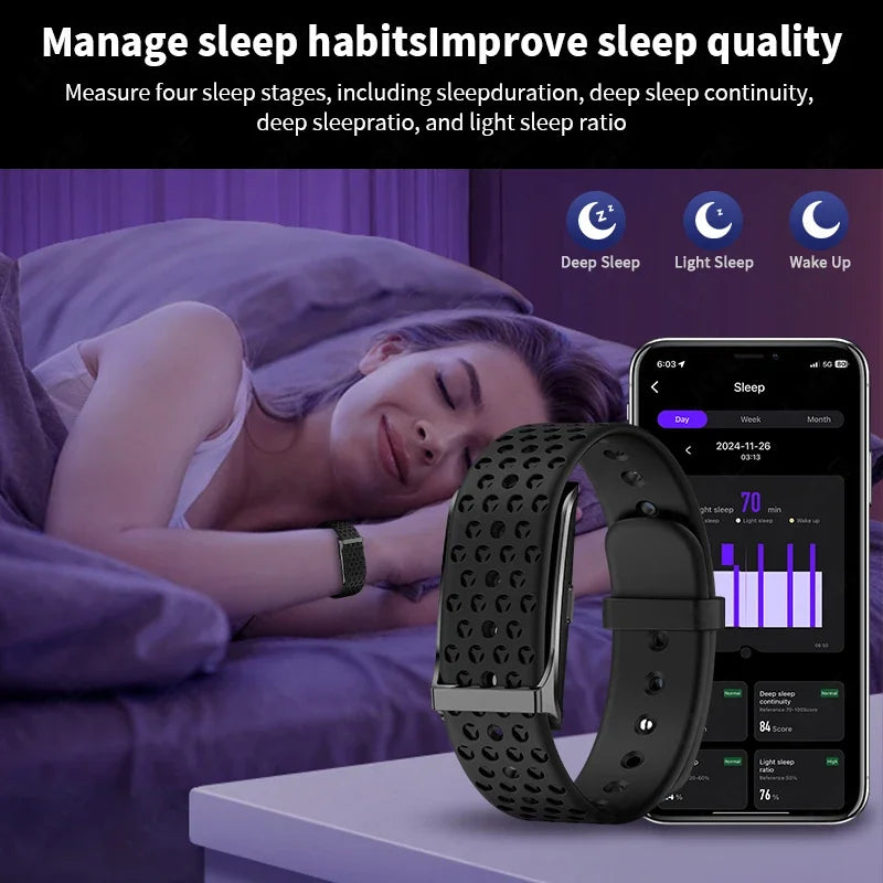 FitPulse Watch – Waterproof Fitness Smartwatch with Heart & Blood Pressure Monitor