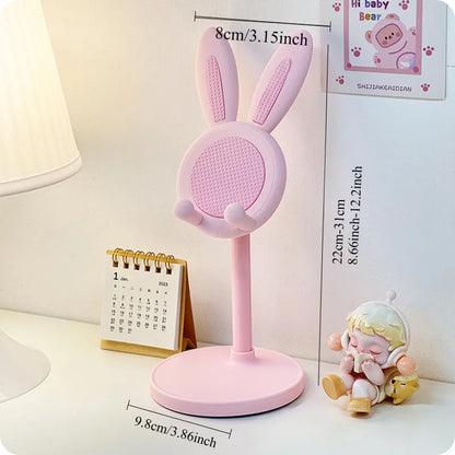 Cute Rabbit Adjustable Mobile Phone & Tablet Stand