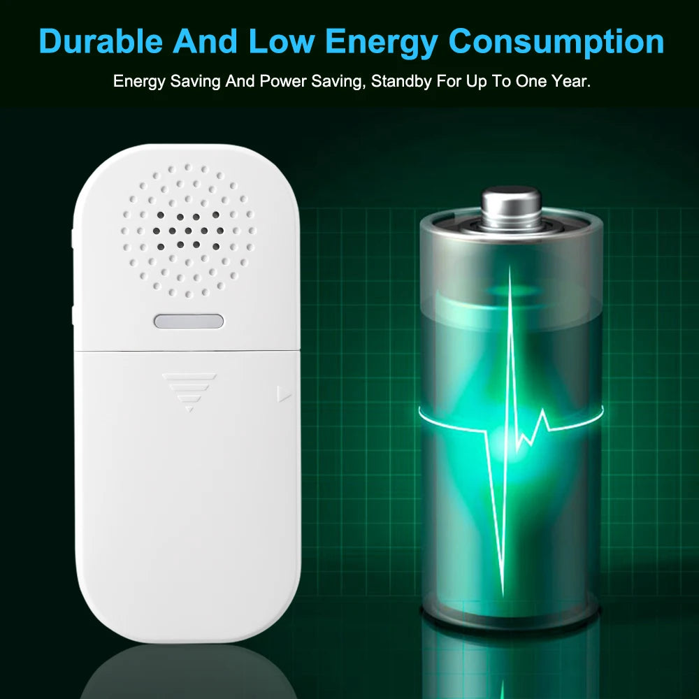 130dB Door & Window Sensor Alarm – Wireless Anti-Theft Magnetic Security Alert for Home, Fridge & Kids Safety