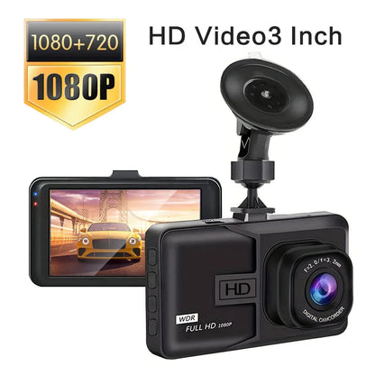 1080P HD Dashcam – Night Vision Car DVR with Loop Recording, G-Sensor & 24H Parking Monitor