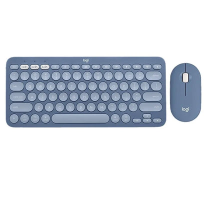 Logitech Pebble 2 Wireless Combo – Quiet Keyboard & Mouse Set for Home, Office, Windows, Android & iOS