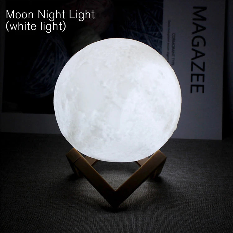 MoonGlow LED Galaxy Book Light – Moon Night Lamp