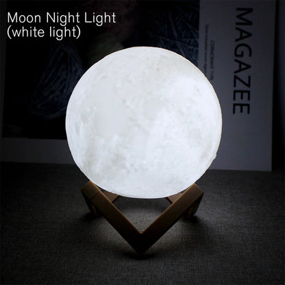 MoonGlow LED Galaxy Book Light – Moon Night Lamp