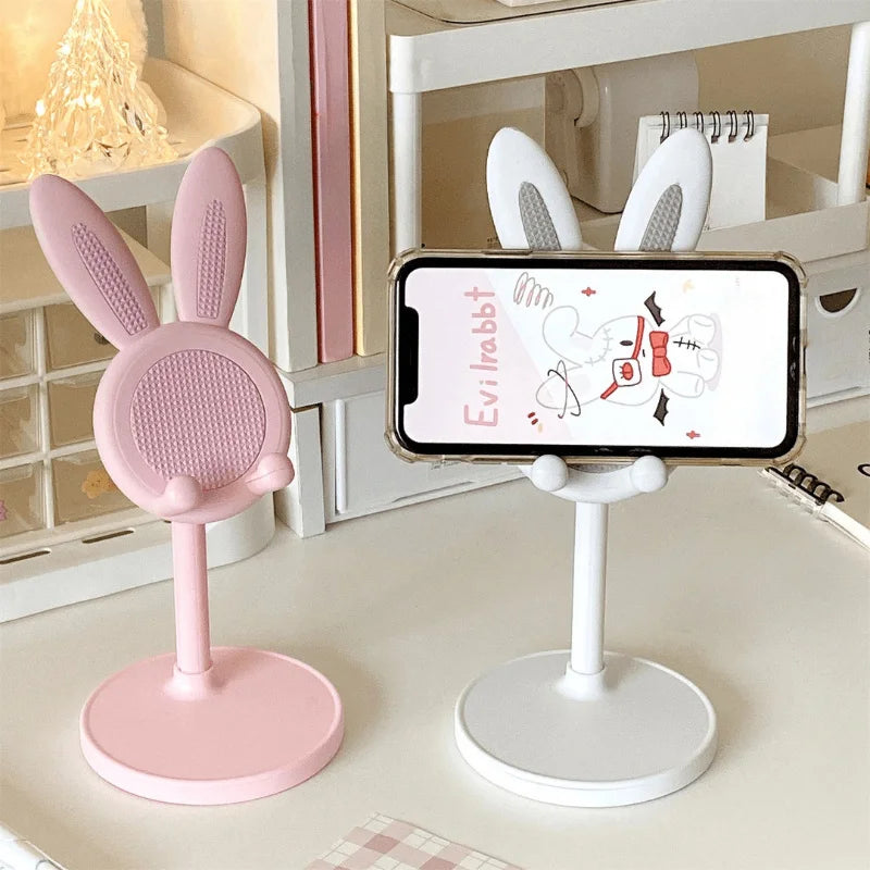 Cute Rabbit Adjustable Mobile Phone & Tablet Stand