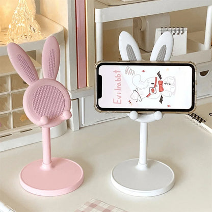 Cute Rabbit Adjustable Mobile Phone & Tablet Stand