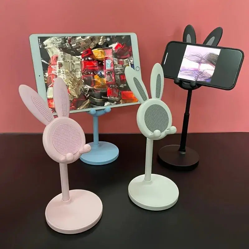 Cute Rabbit Adjustable Mobile Phone & Tablet Stand