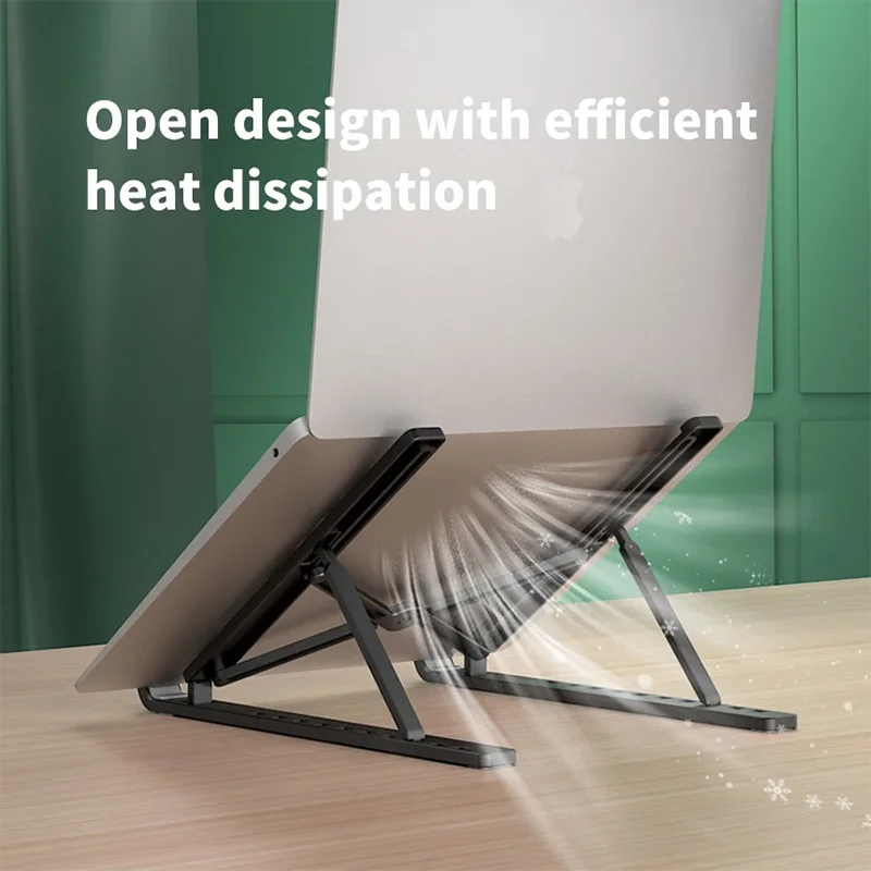 Foldable Adjustable Laptop Stand – Portable Notebook Holder for MacBook & PCs