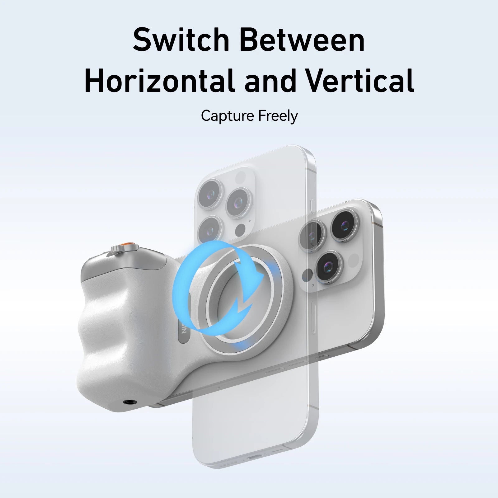 MagGrip Pro – Magnetic Phone Camera Grip with Remote Shutter