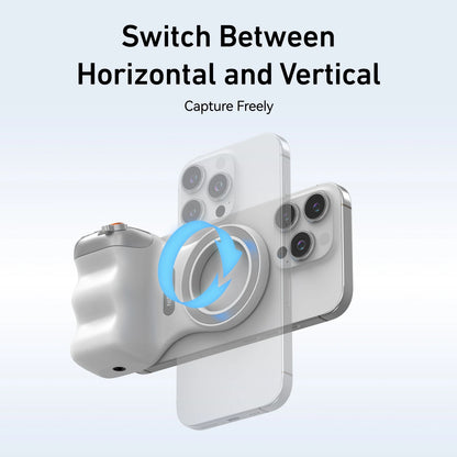 MagGrip Pro – Magnetic Phone Camera Grip with Remote Shutter