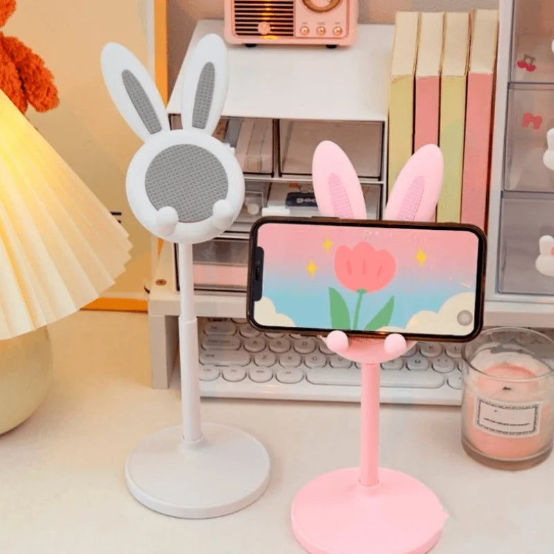 Cute Rabbit Adjustable Mobile Phone & Tablet Stand