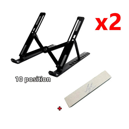 Foldable Adjustable Laptop Stand – Portable Notebook Holder for MacBook & PCs