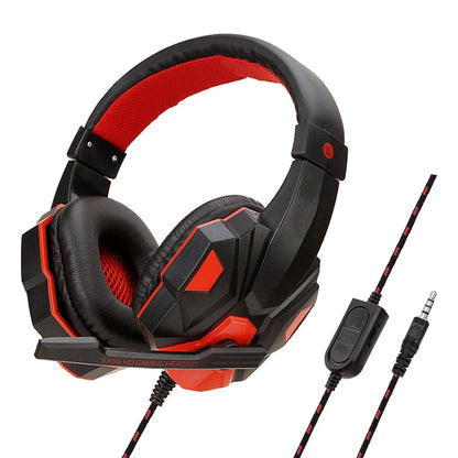 Multi-Platform Gaming Headset – Wired Noise-Cancelling Mic & 120° Adjustable Design for PS4/PS5/Xbox/PC/Phones