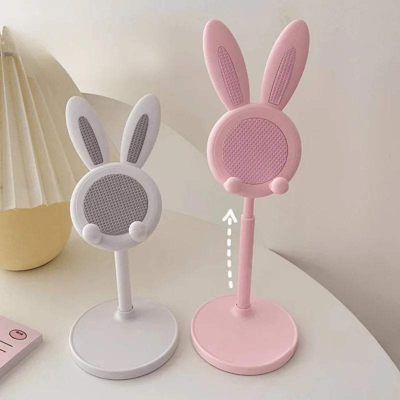 Cute Rabbit Adjustable Mobile Phone & Tablet Stand