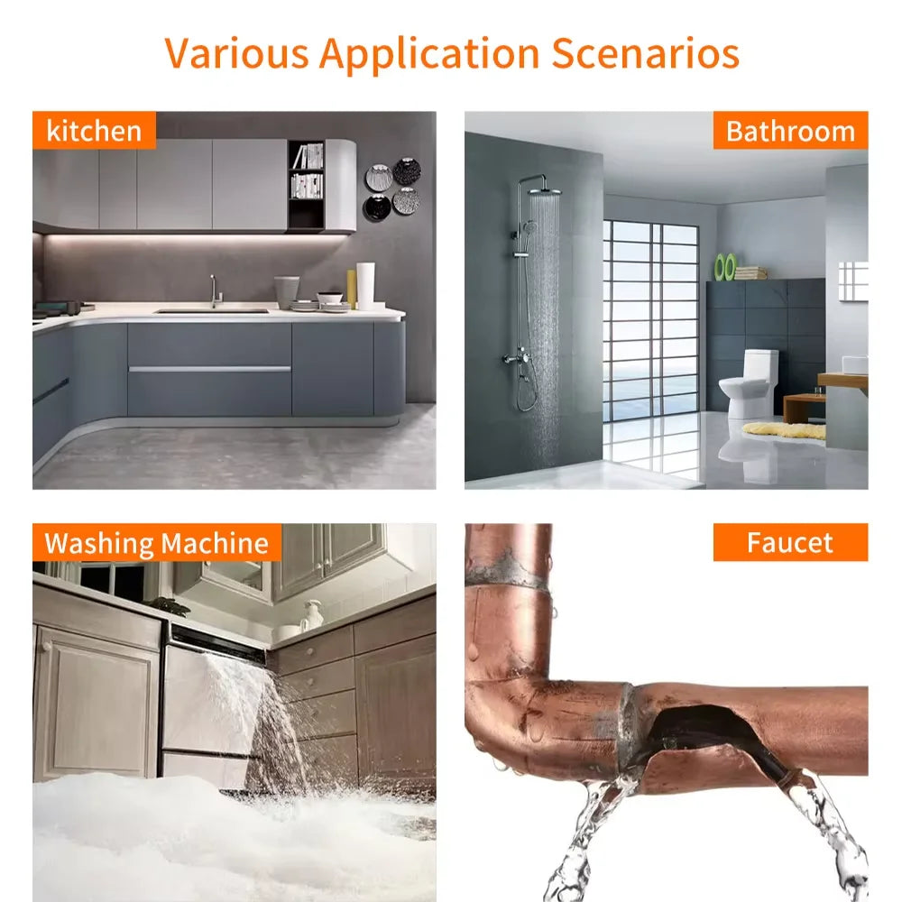 Staniot Tuya Water Leakage Sensor – 433MHz Wireless Flood Detector for Smart Home Security