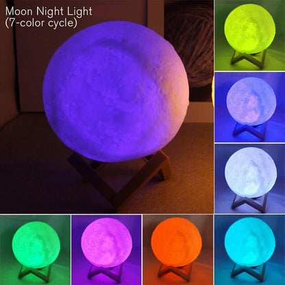 MoonGlow LED Galaxy Book Light – Moon Night Lamp