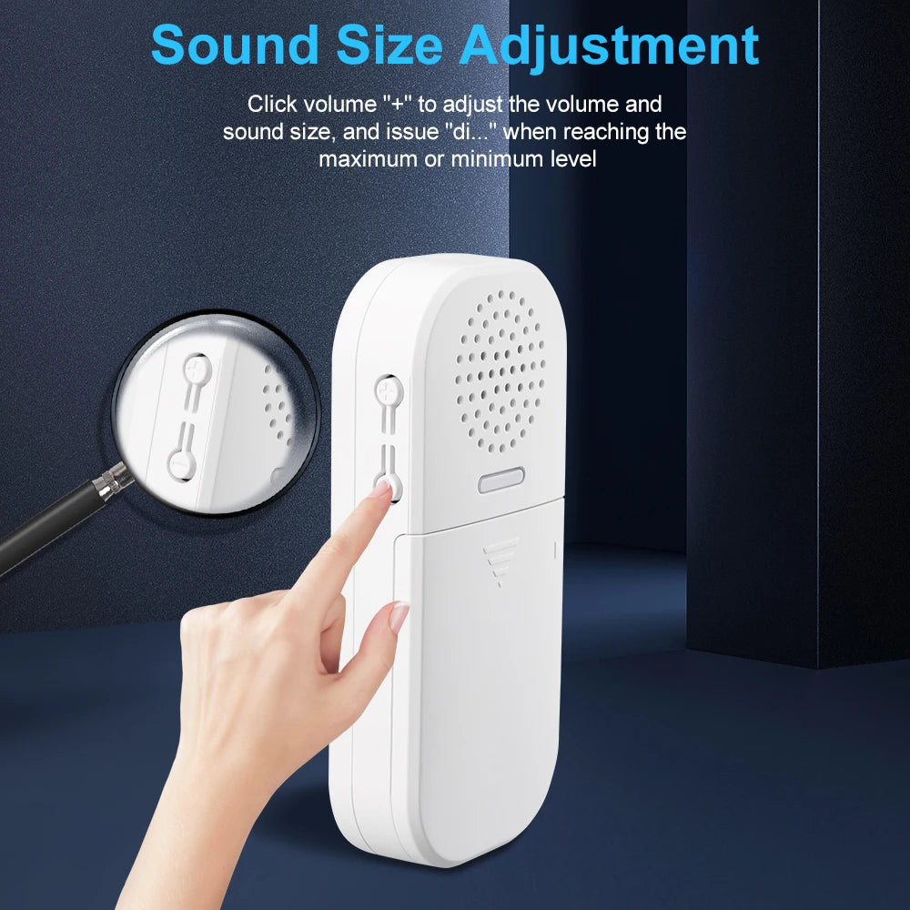 130dB Door & Window Sensor Alarm – Wireless Anti-Theft Magnetic Security Alert for Home, Fridge & Kids Safety