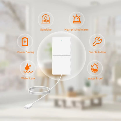 Staniot Tuya Water Leakage Sensor – 433MHz Wireless Flood Detector for Smart Home Security