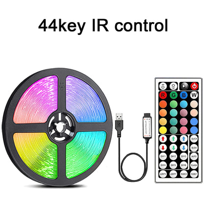 RGB LED Strip Lights with 44-Key Remote Control