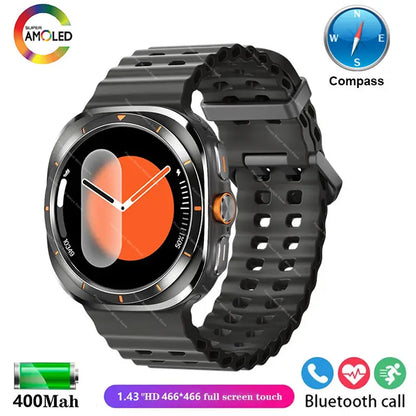 UltraX Pro Watch – 47mm AMOLED Smartwatch with GPS, NFC & Bluetooth Calling