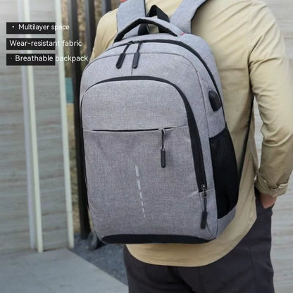 Large-Capacity Travel Backpack – Multifunction Design with Shoe Compartment & Layered Storage