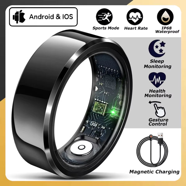 VitalRing Pro – Waterproof Smart Ring with Health & Sleep Tracking