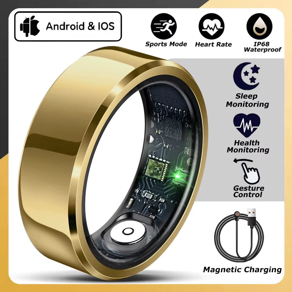 VitalRing Pro – Waterproof Smart Ring with Health & Sleep Tracking