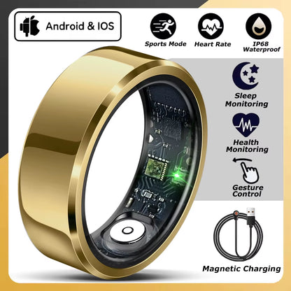 VitalRing Pro – Waterproof Smart Ring with Health & Sleep Tracking